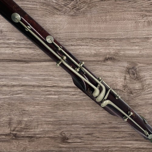 Ernst Riedl Vintage Bassoon Music Instrument Graslitz Czechoslovakia with Case - Picture 14 of 22