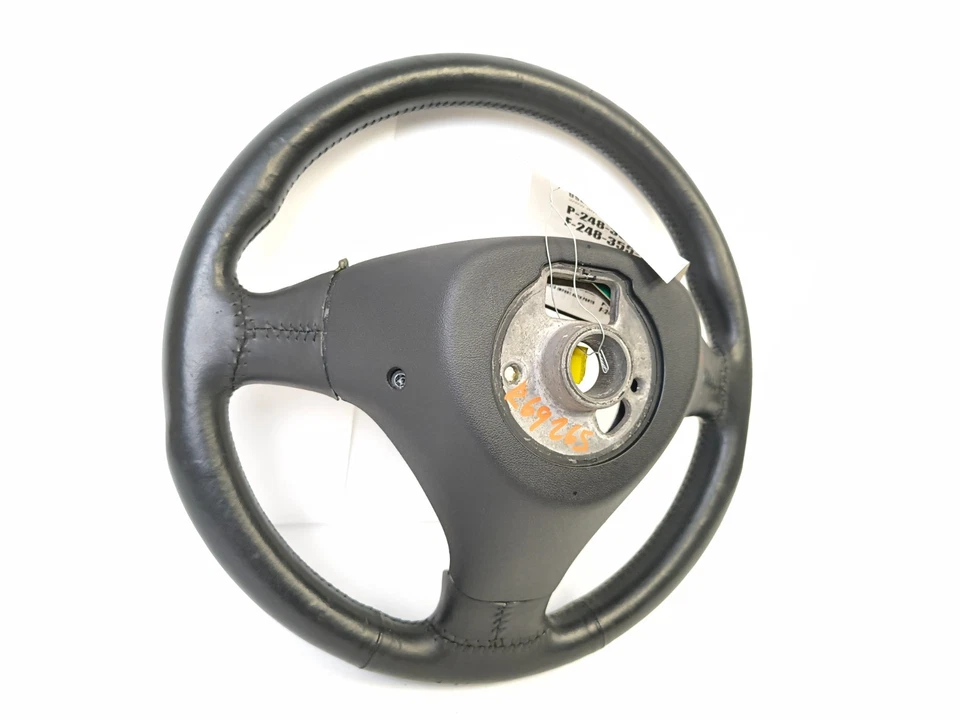 2004-2005 Audi S4 3 Spoke Leather Steering Wheel Black 8E0419091AT OEM - Image 4 of 4