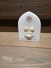 Precious Moments Vintage 1981 Collectors Club Membership Plaque with Box