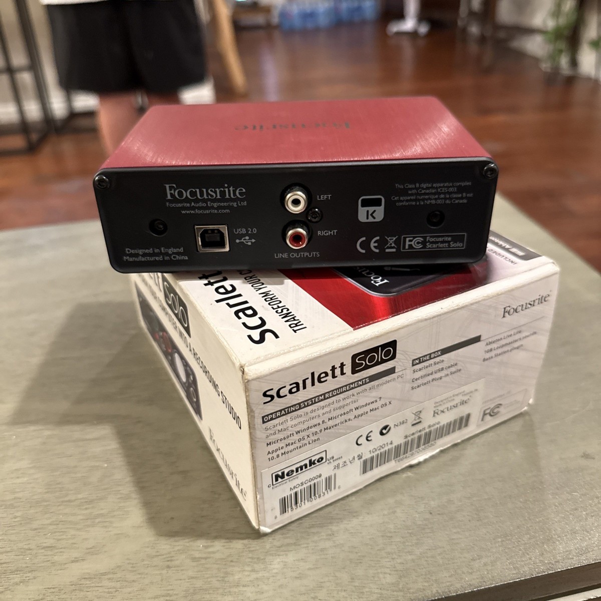 Scarlett Focusrite 箱あり solo scarlett Focusrite Solo M and 4000 MXL with Package Recording DTM・DAW