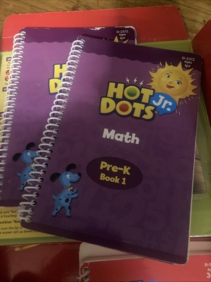 Hot Dots Jrpre-k Math Books And Cards Incomplete Misc Items