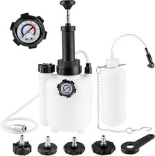 3L Manual Brake Bleeder Kit, One Person Brake Bleed Vacuum Pump with 1L Brake