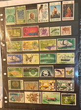 Malawi  Lot 1  1964-72  mixture of 32 stamps  as scanned (804)