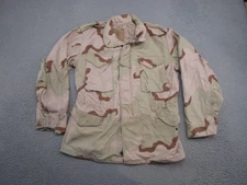 Military M65 Cold Weather Field Coat Desert Camo Size Medium Reg USA Army Read