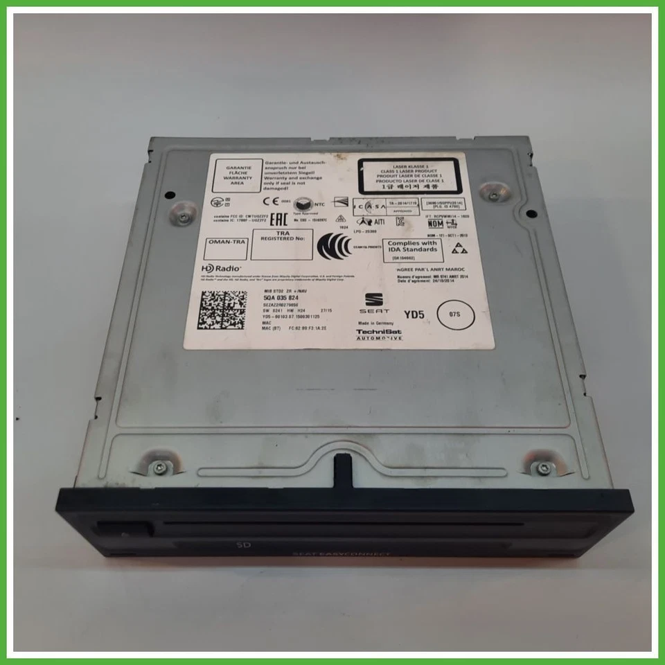 Infotainment SEAT LEON 1.6 TDI 5QA035824 2012 2017 SEAT MMR9741 - Immagine 2 di 4