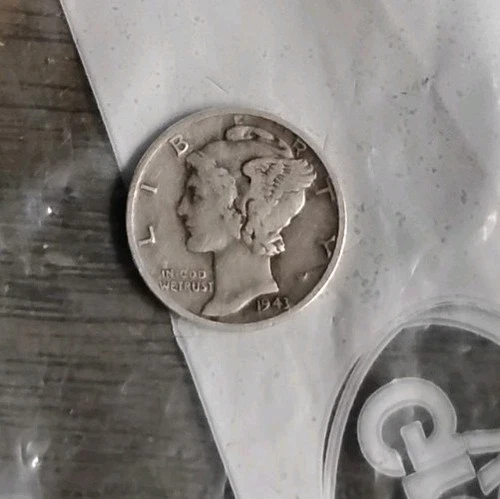 1943 S Mercury Dime In Great Condition. 100% Extra Fine, Possibly High AU