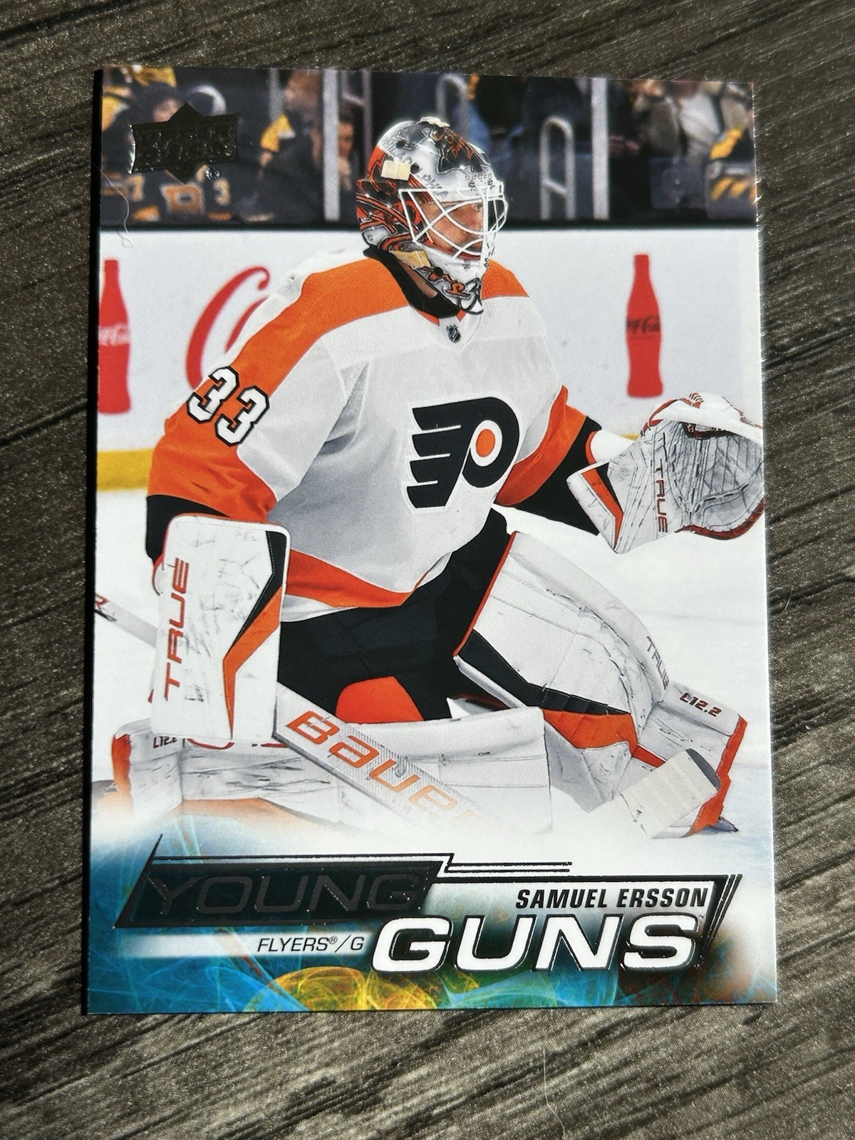 22-23 UD Extended Hockey Young Guns 727 Samuel Ersson Philadelphia Flyers