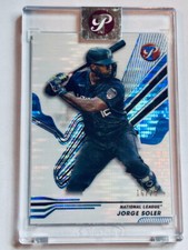 2024 Topps Pristine Blue Encased /75 Jorge Soler All-Start Miami Marlins