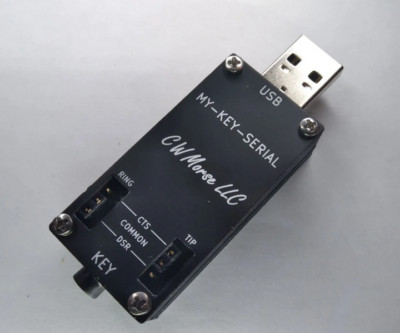 My Key Serial- Morse Code Key to Serial USB Adapter