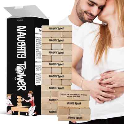 Couple s Naughty Block Game   Stack, Dare & Heat Things Up