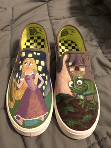 marvel painted shoes