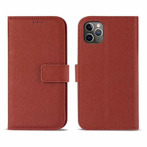 For Apple iPhone 11 PRO MAX - 3 in 1 Magnetic Flap Wallet Folding Cover Case - Picture 7 of 17