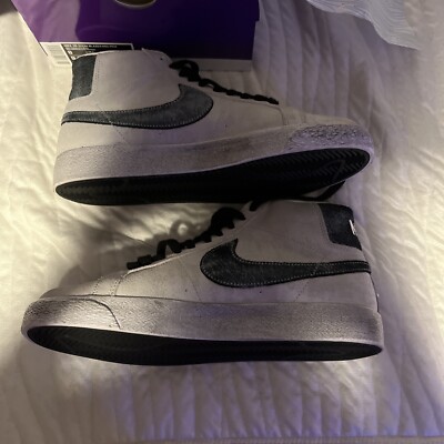 nike sb blazer mid faded sail black