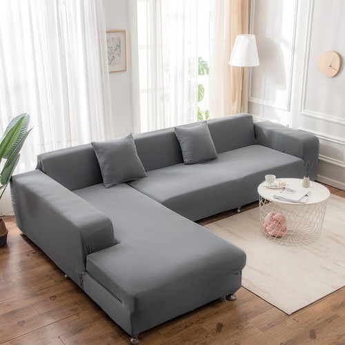 Meiju-shop Sofabezug 4-Sitzer - Elastische Sofa-Abdeckung 235-300cm Mit Druck