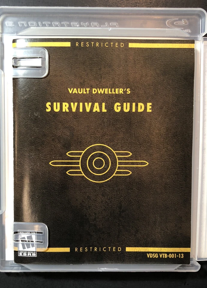 Fallout 3 [ First Print Black Label ] (PS3) USED - Image 3 of 4