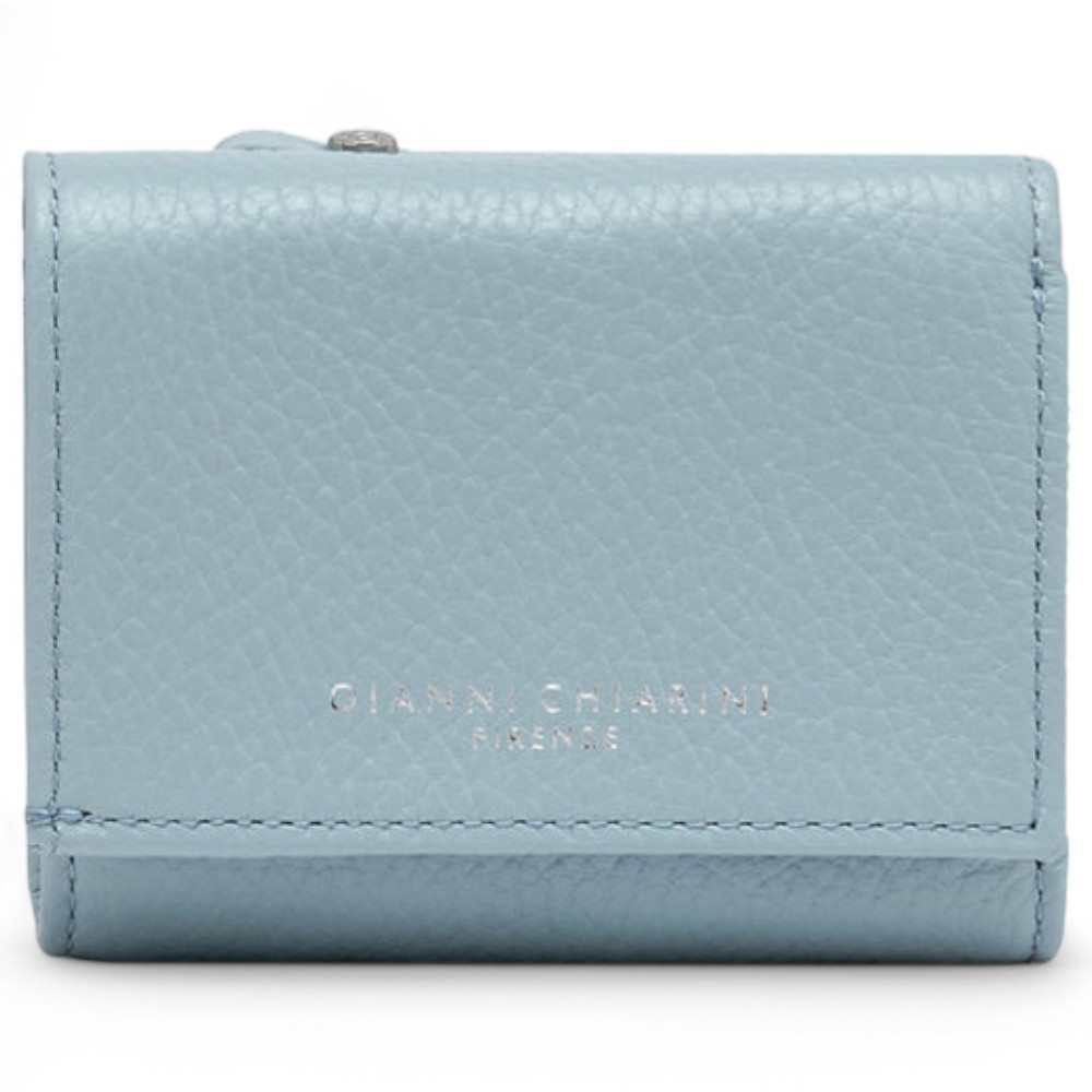 Moda Portafoglio GIANNI CHIARINI WALLETS GRAIN Donna Pelle Azzurro W5065GRN3615