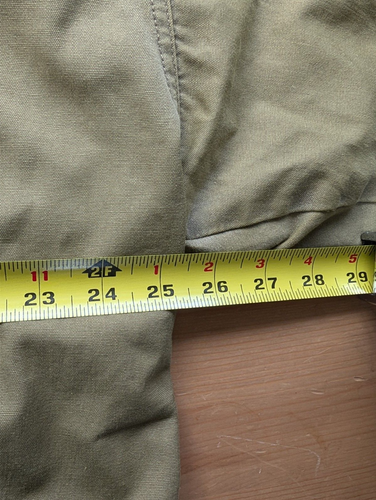 Vintage Orvis Hunting Jacket Cotton Twill Khaki Pockets 90s XL - Picture 12 of 13