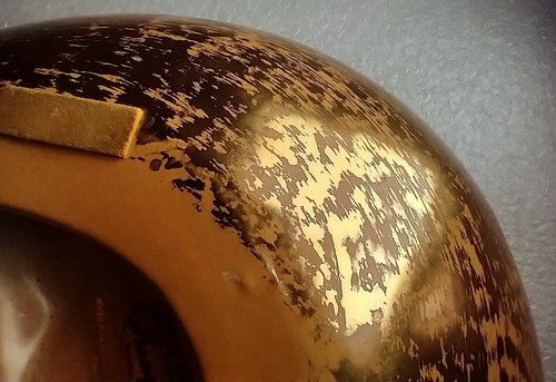 Stangl Pottery Vintage Ashtray Trenton, NJ Granada Gilded Gold 3942 Hand Painted - Picture 5 of 22