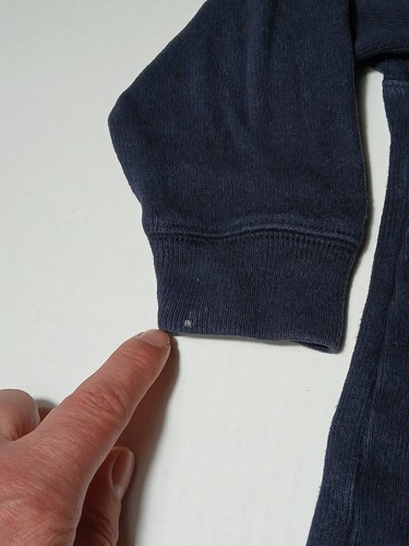 Polo Ralph Lauren 1/4 Zip Blue Knit Boys 4T Pullover Sweater School Preppy O14 - Picture 8 of 15