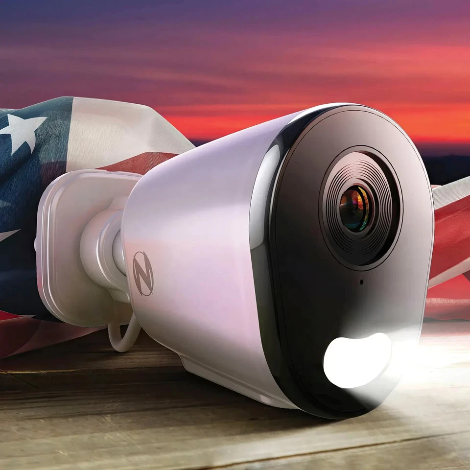 Night Owl 8 Canales 6 Cámara Interior Exterior Enchufable WiFi IP 4K 64GB Kit de Seguridad Foto 2 de 4