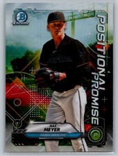 2021 Bowman #POS-MM Max Meyer Positional Promise Miami Marlins