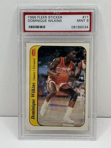 Dominique Wilkins 1986 Fleer Sticker Base Price Guide - Sports 
