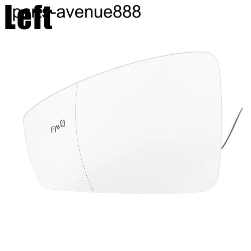 Left Driver Side Mirror Glass For VW Tiguan 2018-2023 with Blind Spot Heated