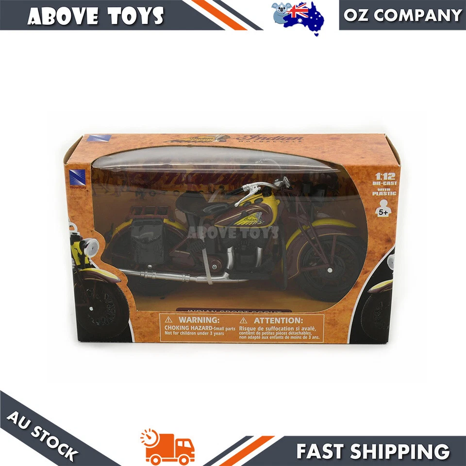 New Ray 1:12 Scale Indian Sport Scout 1934 Model Diecast Motorcycle Vehicles - Image 2 of 4