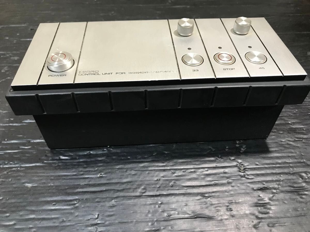 Y778 MICRO マイクロ精機 DQX-1000 ターンテーブル 希少