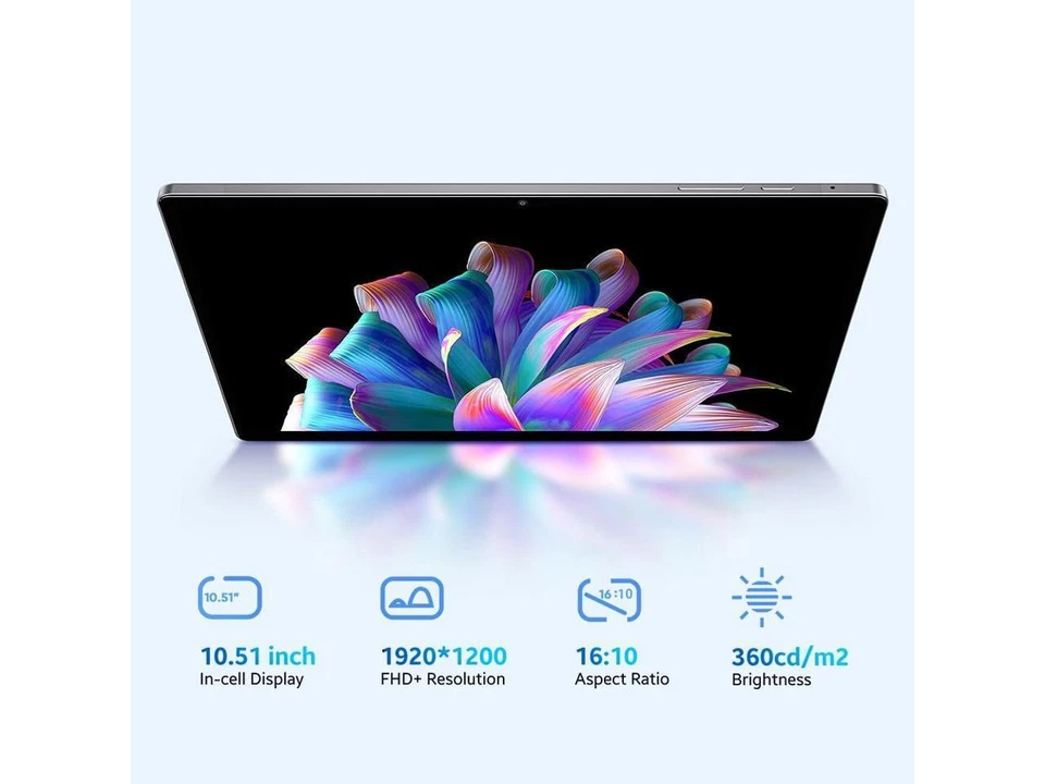 Tablet CHUWI Hi10 XPro Android 13 10.1 pulgadas Unisoc T606 4G+128G GPS WiFi LTE Foto 2 de 4