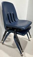 Vintage Virco Hard Plastic Children’s  Chair Set 12”, Arts Crafts, Home School