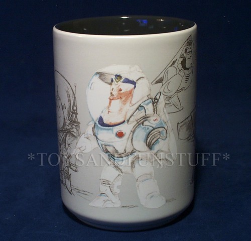Nuovo SET TAZZE TOY STORY 20° anniversario ceramica BUZZ & WOODY tazzine caffè DISNEY - Foto 4 di 11