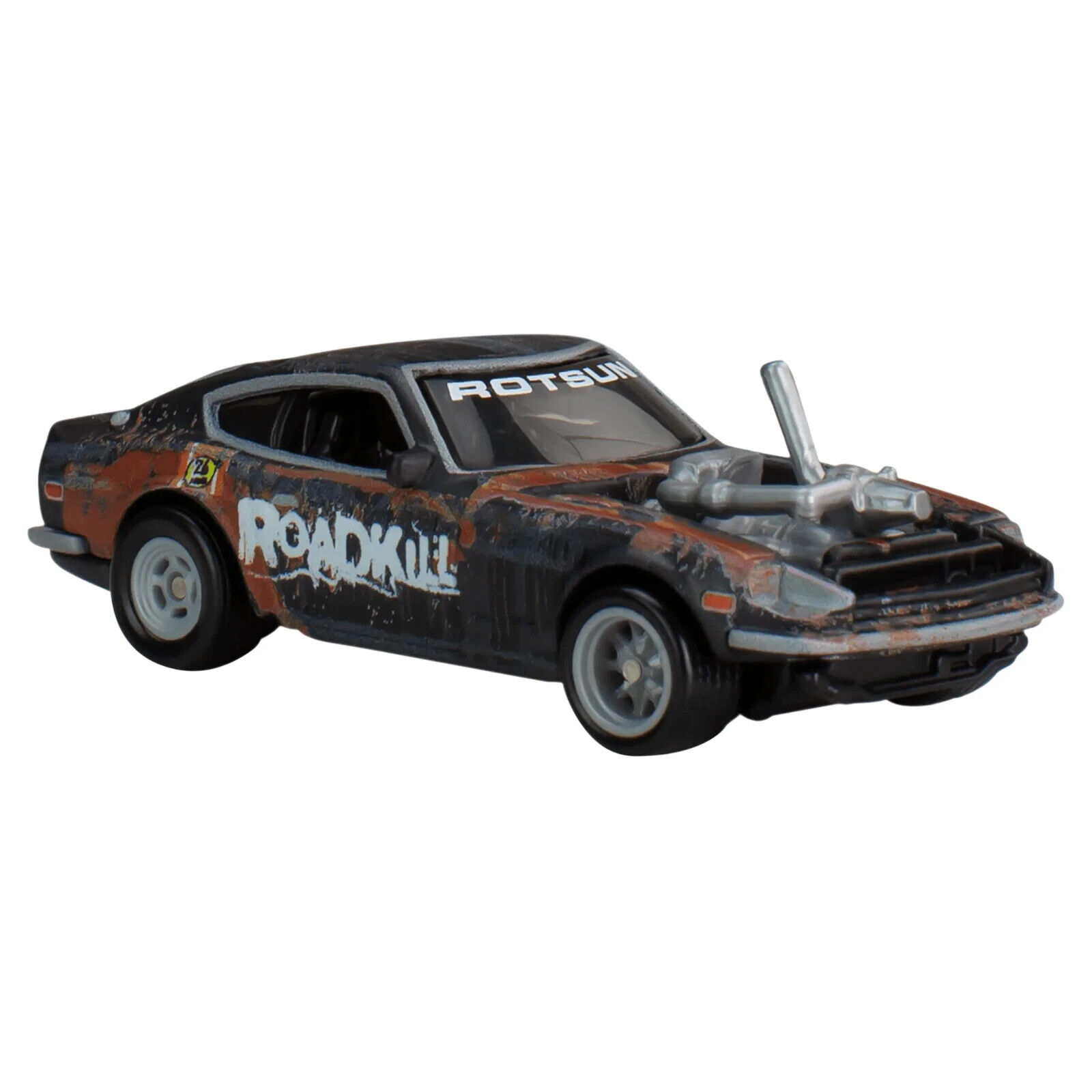 Hot Wheels Premium CUSTOM 71 DATSUN 240Z ROADKILL ROTSUN POP CULTURE MOTORTREND