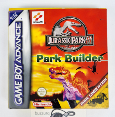 Jurassic Park III Park Builder GBA Game Boy Advance CIB m. Poster in sehr gut...