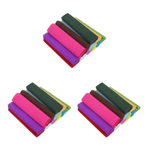 3 Pack Papier Crépon À La Main Fleurs De En Crêpe Artificielle Kraft 3 Pack Papier Crépon À La Main Fleurs De En Crêpe Artificielle Kraft