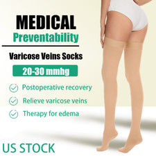 NEW Thin Tights Long Stocking for Women Leg High Thigh Socks Medical Over Knee