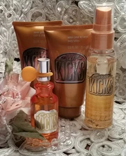 LOT~ Curve Kicks LIZ CLAIBORNE ~ Eau de Toilette EDT Perfume & Body Products