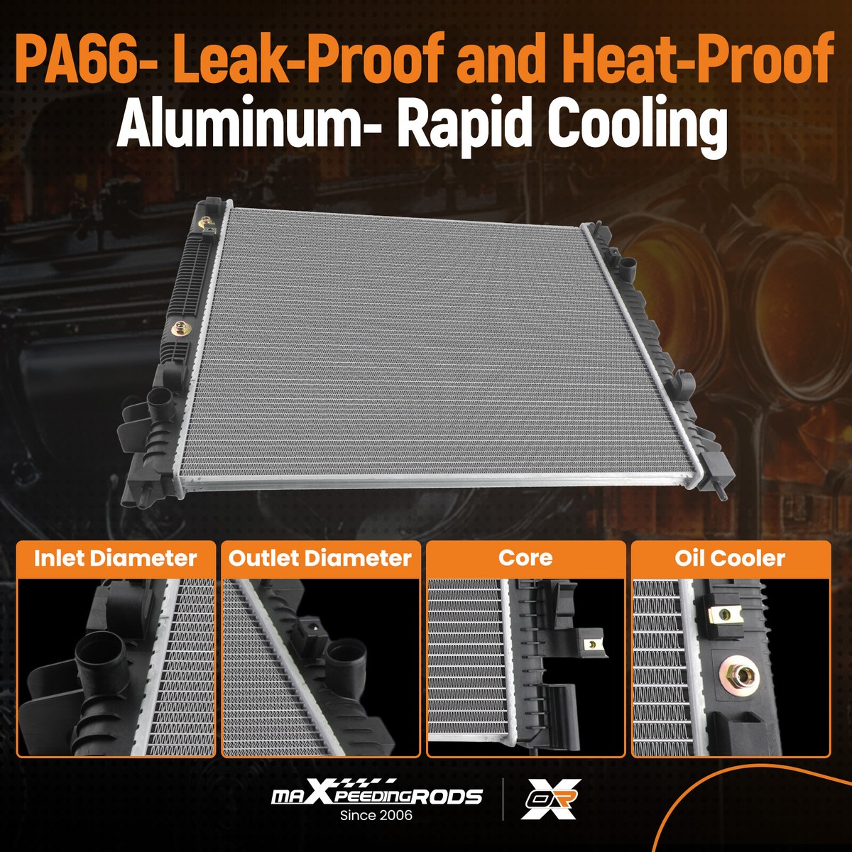 Radiator Assy for Buick Enclave for Chevrolet Traverse 2018