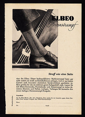 3w1863/old advertisement from 1960-ELBEO stockings-ELBEO-Werke-Mannheim
