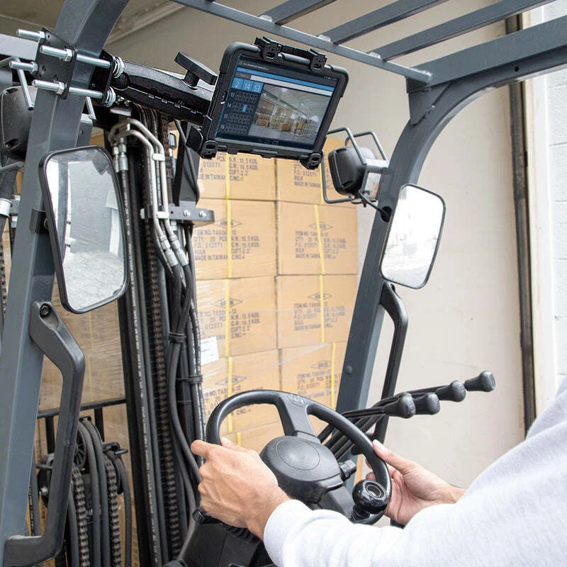 ARKON FLBK3885TAB5 10.25 inch Robust Locking Forklift Pillar Tablet Mount - Image 4 of 4