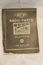 BUD Radio Parts General Catalog Cleveland Ohio  Catalog No. 140 & Niagara Hi Fi 