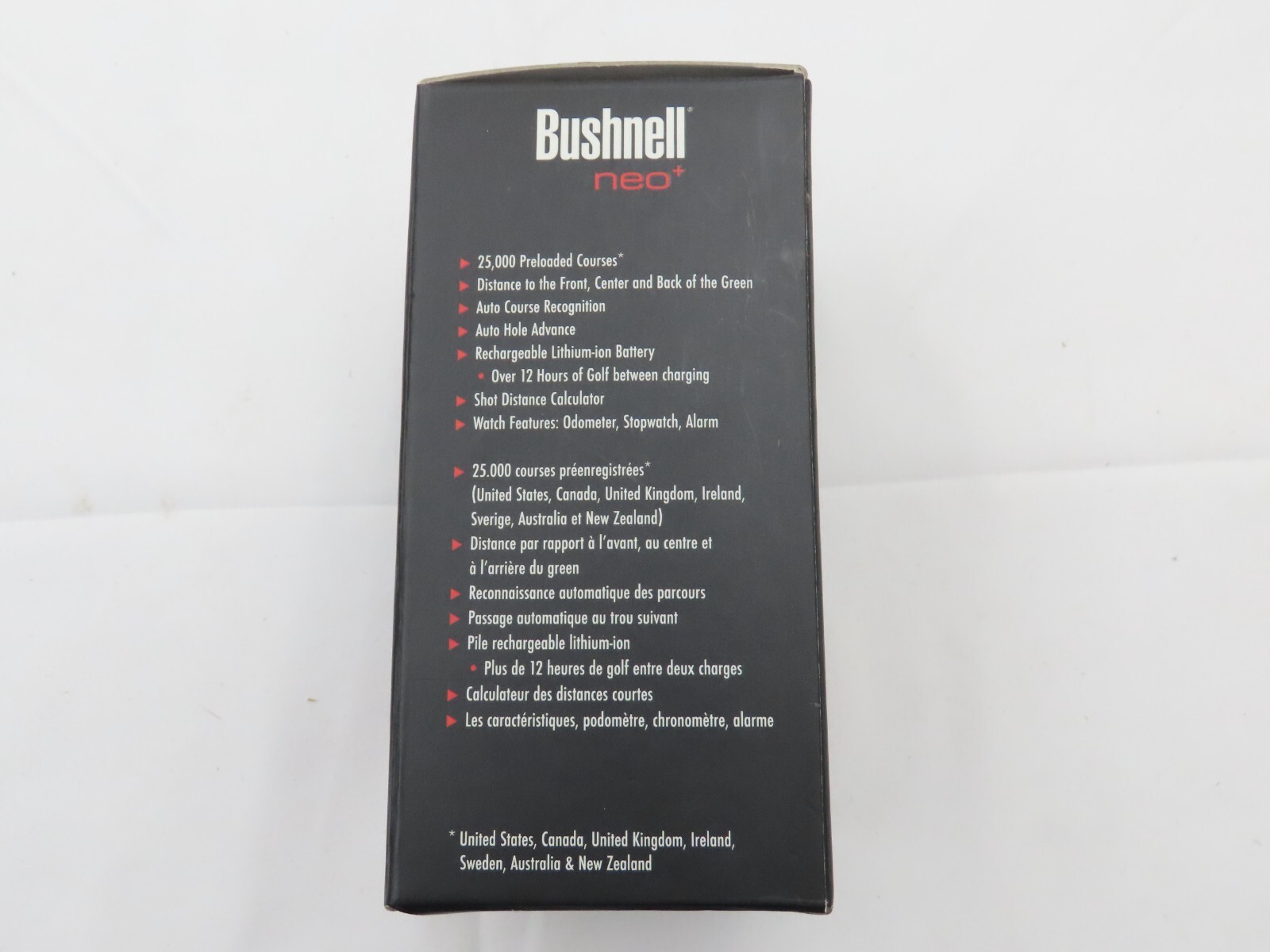 New Bushnell Golf Neo+ GPS Rangefinder Watch (White) New In The Box Golf GPS eBay