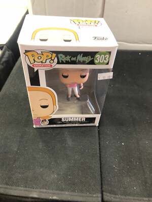 FUNKO pop FUNKO POP POP ANIMATION RICK AND MORTY #303 SUMMER GOOD CONDITION