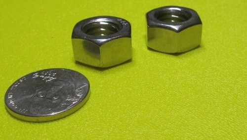 18-8 Stainless Steel Hex Nut, RH, 7/16"-14 x 11/16" Width x 3/8" H, 100 Pcs - Picture 9 of 12