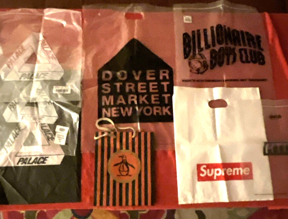 Lote de bolsas de compras NYC Street Wear Supreme Noah OnlyNYC Dover St Kith Palace - Imagem 3 de 4