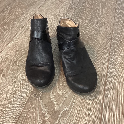 LifeStride Ally Women's Boots Black Bootie Velocity 2.0 Comfort Support 8.5 38.5 - Picture 7 of 15