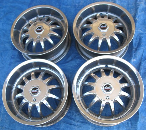 FAT LIP Aluett Strato Old School 15x7 4x100et25 Wheels Rims -BMW E21 2002 VW MK1