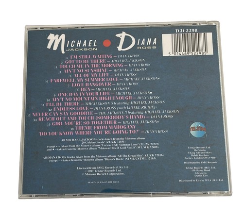 Michael Jackson & Diana Ross - Love Songs CD 1987 Jackson 5 Free AUS Postage - Picture 2 of 5
