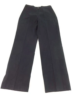 Ann Taylor Femmes Extensible Coton Noir Mélange Robe Pantalon Taille 4 - Photo 1/4