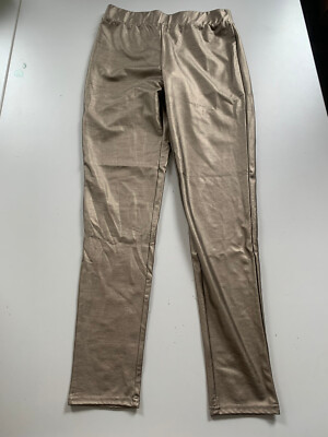 Page one Young Mädchen Capri Leggings Gr. 170/176 (14-15 Jahre) gold-farben #ALE